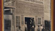 Photograph of California Gold Rush-era storefront