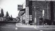 Photograph of downtown Yamhill, Oregon, with general store
