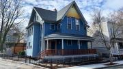 Photograph of the world's first net-zero Victorian passive house