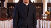 Matthew Potts in Harvard's Memorial Church