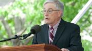 Colonel (ret. ) Arthur Boright ’61 spoke on behalf of the fiftieth-reunion class.