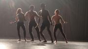 Harvard dancers Rebecca Neumann, Rossi Walter, Nazc-a-ru Gonzalez, and Halimeda Glickman-Hoch perform "Quartet for the End of Time."