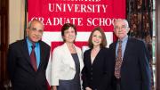 From Left: Arnold Rampersad, Louise Richardson, Sherry Turkle, and Everett Mendelsohn