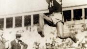Edward O. “Ned” Gourdin set the world record in the long jump at Harvard Stadium in 1921. His leap of 25 feet 3 inches stood as the Harvard record for 93 years.