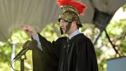 Latin Orator Timothy Barry-Heffernan ’14, in character