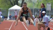 Freshman Elliot Safo broke Gourdin’s record on May 10 with a leap of 25 feet, 4.5 inches.