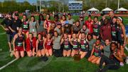 The Harvard women's Ivy League Heptagonal Championship track and field team