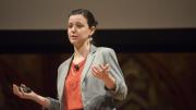 In her presentation, Leonora Bittleston explained her research analyzing the remarkable similarities between pitcher plants from different continents.