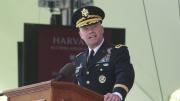 General David G. Perkins urged the new officers to learn from those they are leading.