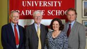 From left: Robert Richardson, Gordon Wood, Louise Ryan, and Wade Davis