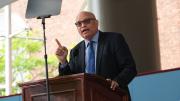 Larry Wilmore delivers the Class Day address