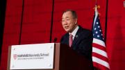 Ban Ki-moon at podium