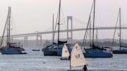 Sailboats in Newport Harbor