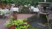 Request a spot on Stellina’s Italian-style back terrace.