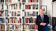 Wylie in his book-lined New York office
