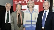 Photograph by Stu Rosner The 2010 honorands are (from left) Stephen Fischer-Galati, Eric Maskin, Martha Nussbaum, and David Bevington.