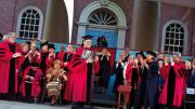All hail the retiring provost, Steven E. Hyman. 