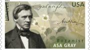 The U.S. Postal Service on June 16 issued a first-class stamp honoring botanist Asa Gray. A natural history professor, Gray also founded the Harvard Summer School 140 years ago. The stamp shows plants that he studied as well as the words <i>Shortia galacifolia</i> in his own hand. The story of his epic quest for that plant is told at http://arnoldia.arboretum.harvard.edu/pdf/articles/838.pdf.