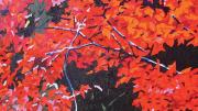 A painting by Ricardo Maldonado from <i>All Around Us,</i> at the Arnold Arboretum