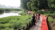 Red Ribbon Park, along the naturally verdant Tanghe River in Qinhuangdao, Hebei Province, China, 2007 