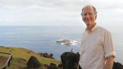 Andy Sharpless on Easter Island. He predicts that proposed restrictions on fishing will help regenerate marine life in the surrounding waters within a decade. 