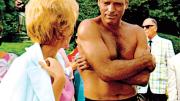 a still from <i>The Swimmer</i> (1968), part of a retrospective on Burt Lancaster, at the Harvard Film Archive