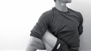 Dan Boyne demonstrates the <i>ardha matsyendrasana</i> (“half lord of the fishes”) yoga posture.