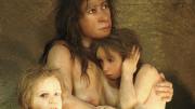 The ancestors of modern humans interbred with other early hominids, including Neanderthals. 