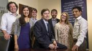 Tobin team staff members (left to right): John Cisternino, Rebecca Chan, Robert Ward, David A. Moss, Jonathan Decker, Katie Nihill, and Sidharth Shah 