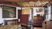 American artifacts fill the home; a bedroom highlights the birds especially loved by pioneering collector Nina Little.