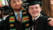 Dunster House members Brent Westbrook (left), of Clayton, Missouri, and Jeffrey Fischer, of Short Hills, New Jersey