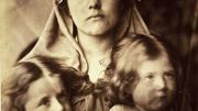 Julia Margaret Cameron, <i>Madonna and Two Children,</i> 1864, albumen print: artistically arranged&mdash;but could she control the expressions?
