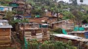 A typical example of informal urbanization, in Medellín, Colombia