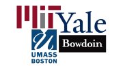 Logos for MIT, Yale University, Bowdoin College, and UMass Boston