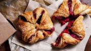 Fresh-baked jam turnovers at Sofra