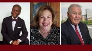 Photos of three Harvard Medalists