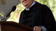President Lawrence S. Bacow at Commencement May 26, 2022