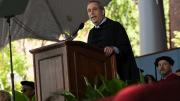 President Lawrence S. Bacow speaking at Commencement May 26, 2022