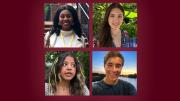 Pictured left to right, top to bottom: Oge Ogbogu, Nicole Austen, Aarya Kaushik, Michael Evans