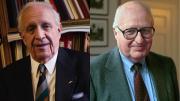 The late professors Roy J. Glauber and Henry Rosovsky