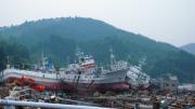 Another scene of the disaster's aftermath in Kesennuma
