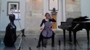 Mckenna Longacre, HMS ’17, performed selections from Bach’s First Cello Suite in G Major.