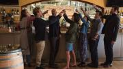 From left: Sam (Annie Parisse), Nick (Nat Faxon), Ethan (Keegan-Michael Key), Lisa (Cobie Smulders), Marianne (Jae Suh Park), Max (Fred Savage), and Felix (Billy Eichner)