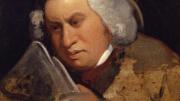 A copy portrait of Samuel Johnson by Gilbert Stuart, after Sir Joshua Reynolds, from <em>A Monument More Durable Than Brass</em> at Houghton Library