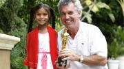 Pinki Sonkar, whose surgery took place in March 2007, celebrated with Mullaney this past February, the day after <em>Smile Pinki,</em> a documentary about Smile Train's work, won an Oscar.