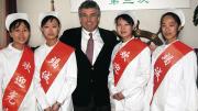 Smile Train has been especially active in China. Mullaney met these four nurses from Jinzhong No. 1 People’s Hospital, one of its partner institutions, in 2005.