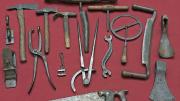 Hand-forged tools from early New England  at the eclectic Davistown Museum