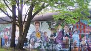 Photograph courtesy of David Fichter <i>Amherst Community History Mural</i>
