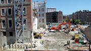 As of early July, construction of the new Harvard Art Museums building remained in the excavation phase.