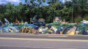 Photograph courtesy of David Fichter Detail for <i>Mystic River Mural</i>